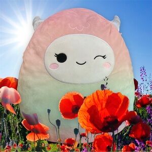 NWOT 18” Yara the Rainbow Yeti Squishmallow.